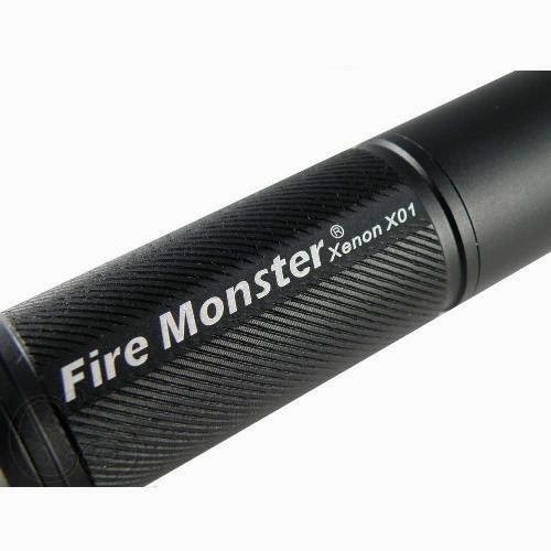 【光華車神】Fire Monster X01 12W 氙氣爆亮金黃光軍規手電筒 最新款 體積再縮減 亮度再提升-細節圖4