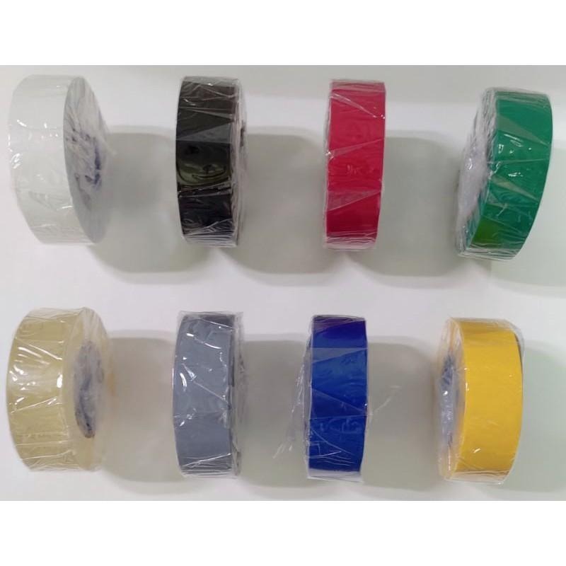 四維 絕緣膠帶 電火布 19mm、49mm 白、黑、紅、綠、透明、灰、藍、黃 絕緣 膠帶 鹿頭牌-細節圖2