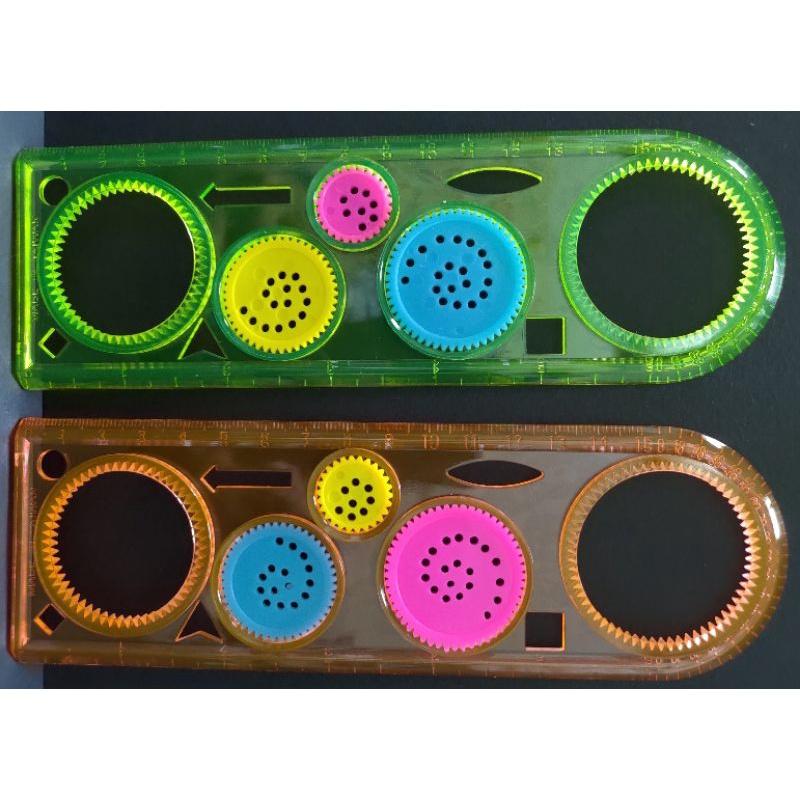 鴻昌 圈圈尺 繪圖尺 尺 顏色隨機出-細節圖2