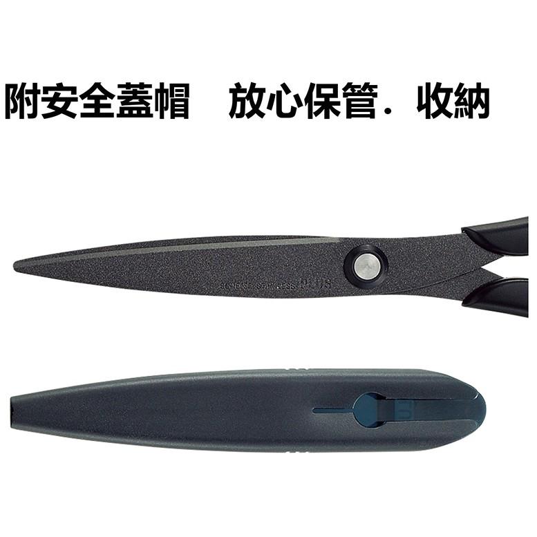 PLUS 34-301 SC-160S (附蓋) 白 34-303 SC-160SF (不沾膠附蓋) 黑 剪刀 普樂士-細節圖9