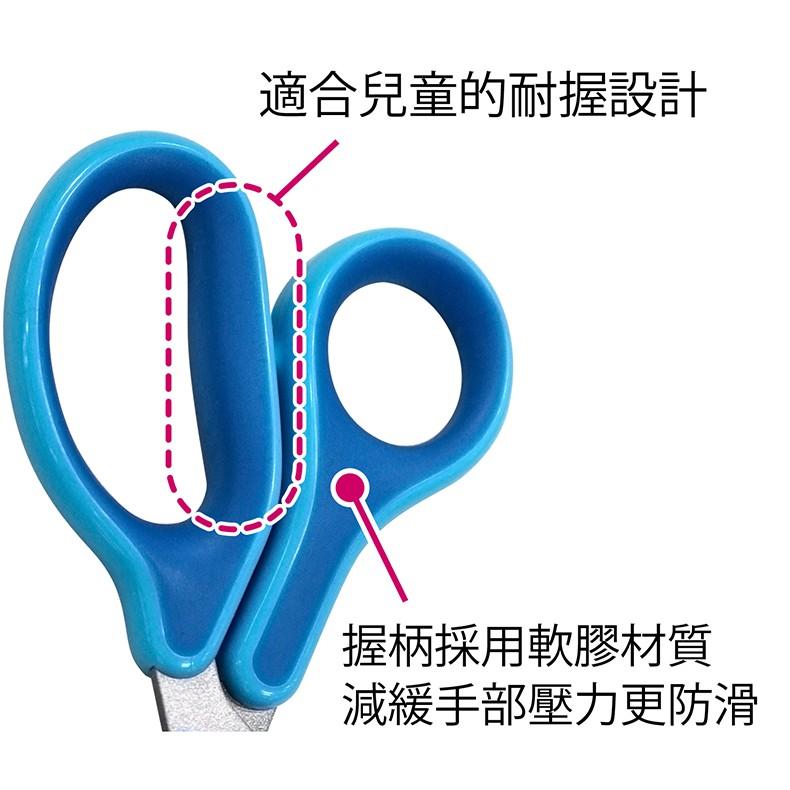 PLUS SC-145ML 兒童30度弧線剪刀 ( 左手用 )   34-673  ( 黃 ) 剪刀 普樂士-細節圖5