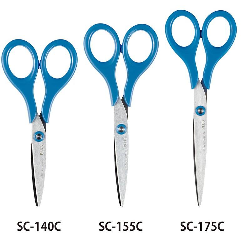 PLUS 34-135 SC-140C 5.5吋、34-136 SC-155C 6吋 剪刀 藍 普樂士-細節圖3