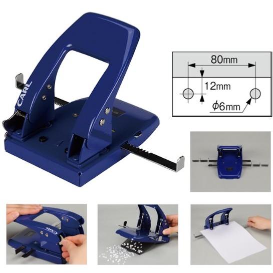 日本 CARL NO.88 雙孔打孔機 強力打洞機 打孔機 顏色隨機出貨-細節圖2