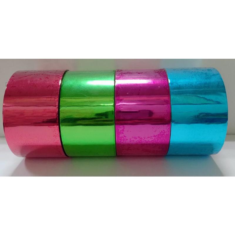 鴻育 彩色晶晶膠帶 48mm 彩色 晶晶 膠帶 8種顏色 大晶晶膠帶 膠帶 鴻昌-細節圖4