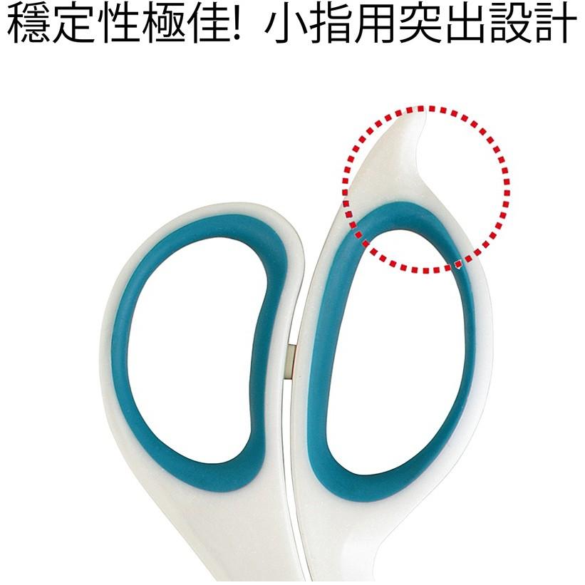 PLUS 34-354 不沾膠剪刀 ( 附收納蓋 ) 藍 剪刀 普樂士 SC-165AF-細節圖3
