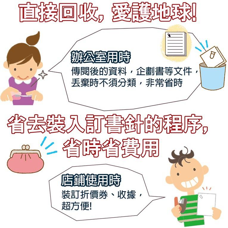 PLUS SL-106NB 無針訂書機 6枚 釘書機 訂書機 普樂士 顏色隨機出貨-細節圖3