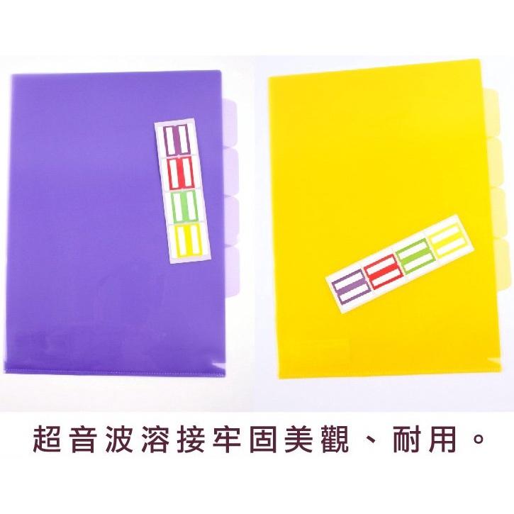 晉頎 E310A 打裝 四層文件套 資料夾 附名片 L夾 文件套 DATABANK-細節圖3