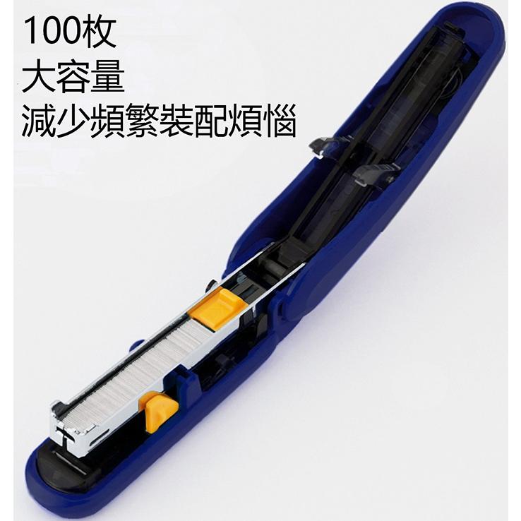 PLUS T-010XH 艷彩 雙排 平針 訂書機 普樂士 釘書機 30-944、946、947、948 顏色隨機出貨-細節圖2