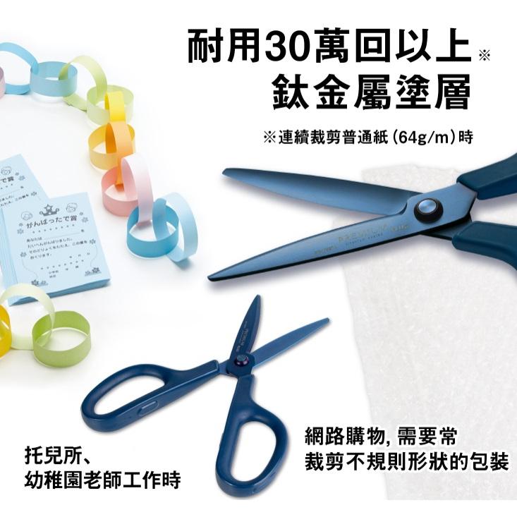 PLUS SC-175STN 30度 弧線剪刀 ( 鈦金屬 3Ｄ凹面 不沾膠 ) 普樂士 剪刀 35-655、658-細節圖3