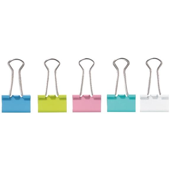 SDI 0245T-2 彩色長尾夾 25mm 筒裝 小幫手 OA筒 手牌 0245 彩色 長尾夾-細節圖2