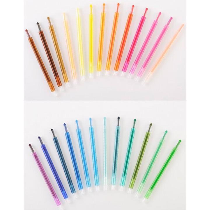 德德小品 德德 旋轉蠟筆 無毒  12色、25色、50色-細節圖6
