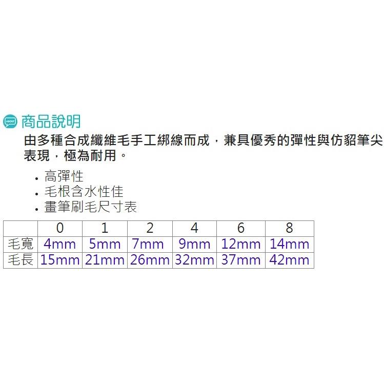 雅蒂斯 Edinburgh 愛丁堡綁線仿貂水彩畫筆 E051 愛丁堡 綁線仿貂 水彩畫筆 水彩筆 畫筆-細節圖2