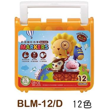 雄獅 BLM-12/D 奶油獅探索繽紛彩色筆 12色 奶油獅 探索繽紛 彩色筆 SIMBALION 外盒顏色隨機出貨