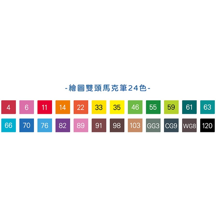 雄獅 CM-102 繪圖雙頭馬克筆 12色 SIMBALION 繪圖 雙頭馬克筆 麥克筆 MARKER-細節圖5