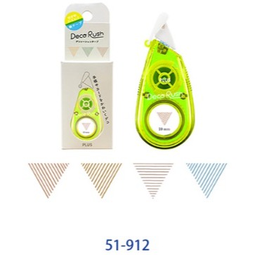 PLUS 51-912 手帳花邊帶 三角形 普樂士 手帳 花邊帶-細節圖2