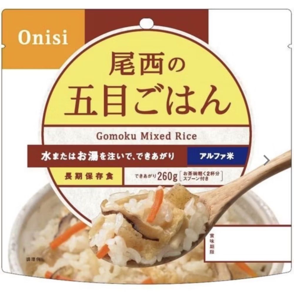 日本 🇯🇵 Onisi 尾西 松茸飯/竹筍飯 coco 一番屋即食飯-規格圖1