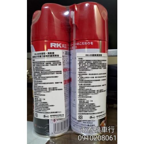 永泰機車行 RK 乾式鏈條油 RK05 RK06 鍊條油 鏈條清洗劑 鏈條保養油 鏈條油 Gogoro R15 MT15-細節圖2