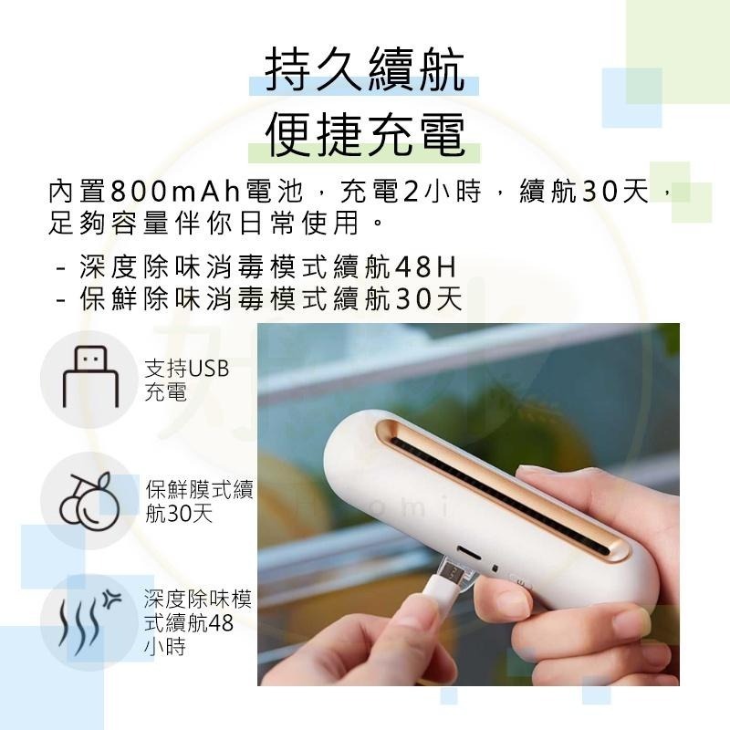 Eraclean冰箱除味器 冰箱除臭器 冰箱除味消毒器 除臭味 好米-細節圖8