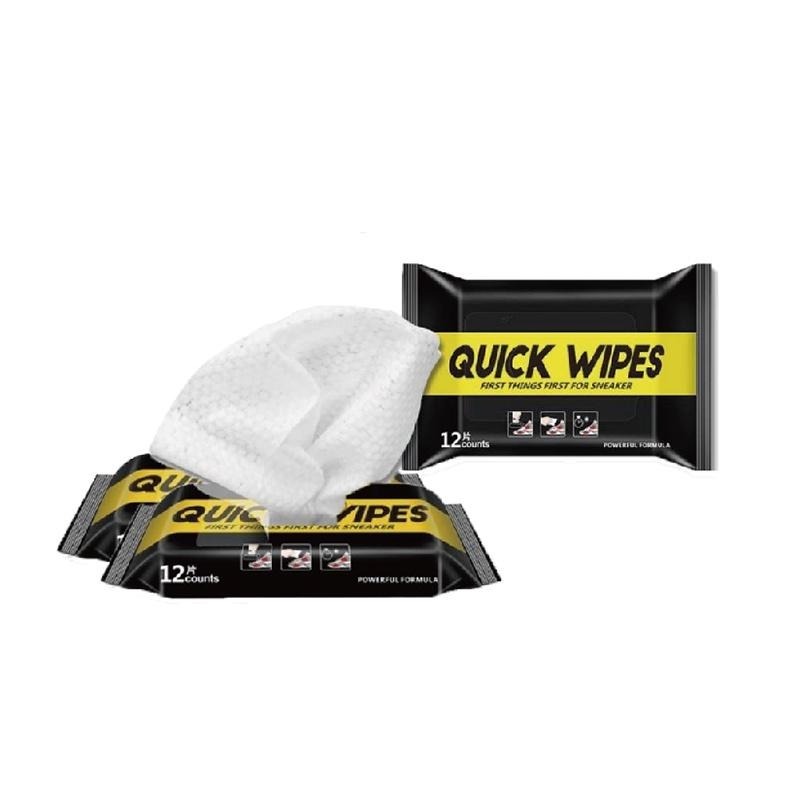 擦鞋神器 Quick Wipes擦鞋濕巾 白鞋救星 白鞋神器 運動鞋清潔紙巾 白鞋清潔濕巾 好米-細節圖2