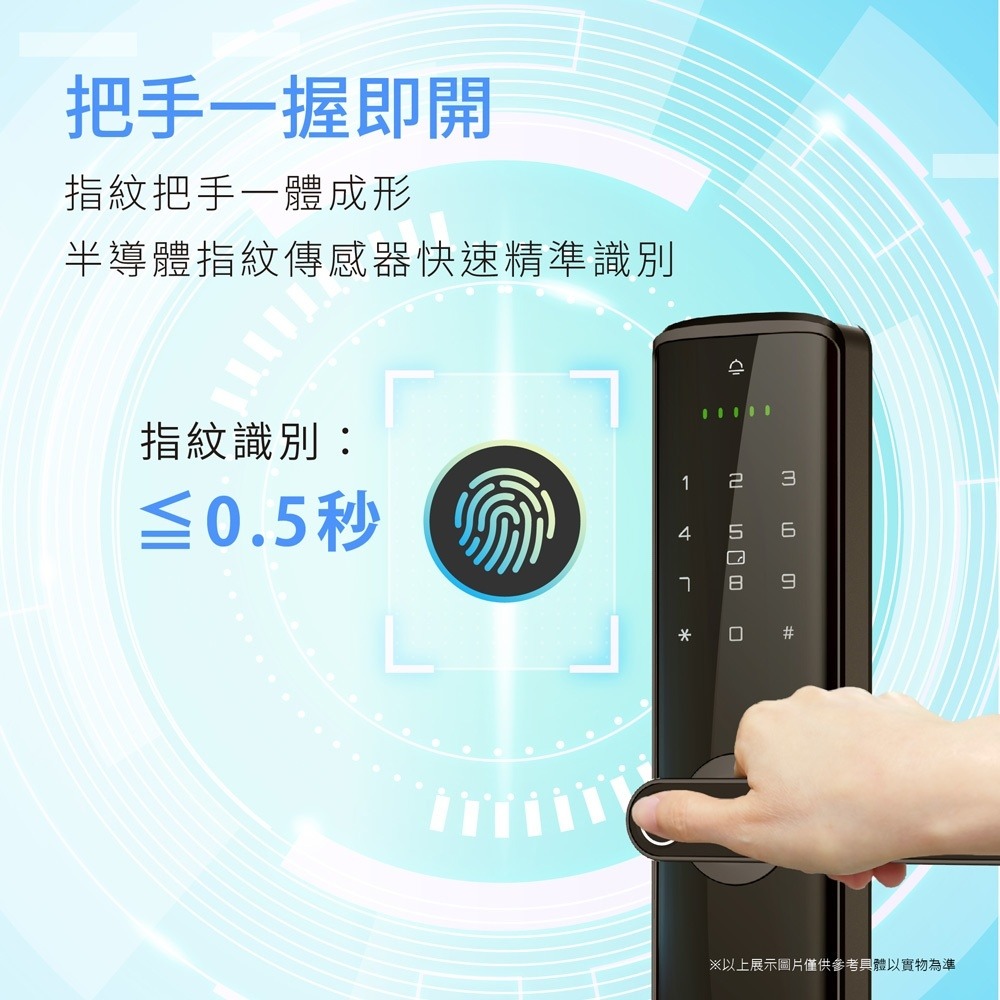 日立指紋五合一智慧鎖 (含基本安裝)-細節圖3