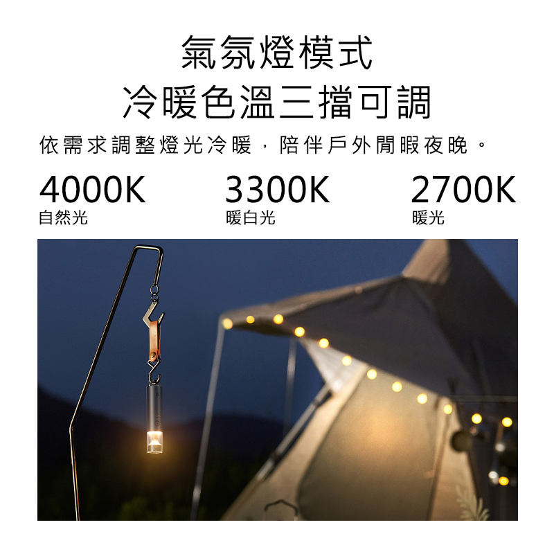 米家多功能便攜手電筒 米家多功能手電筒 米家手電筒 SOS 露營 手電筒 好米-細節圖5
