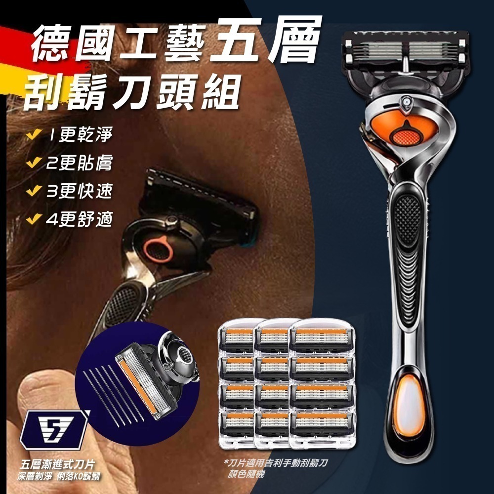 【7-ELEVEN 門市團購】安全舒適手動刮鬍刀(12刀片/1刀柄)-細節圖9