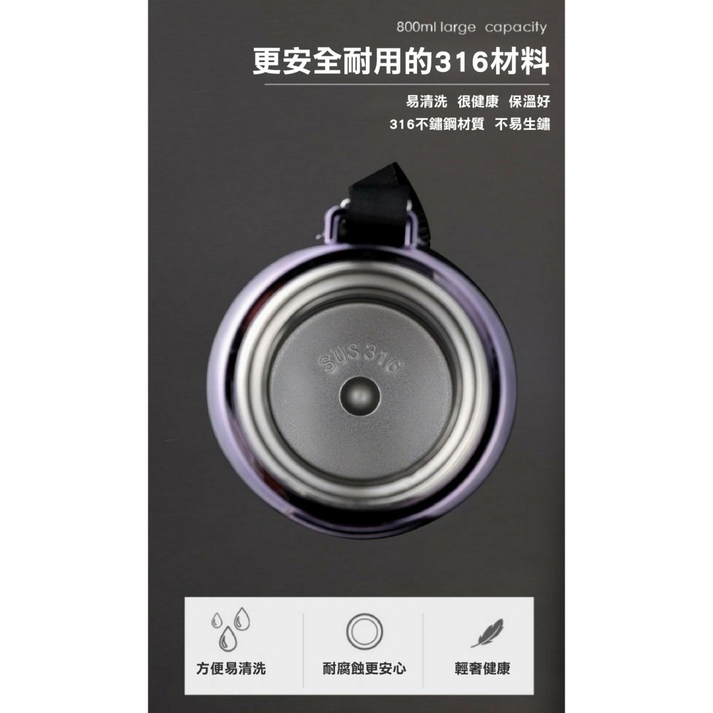 【限時購】316大容量保溫杯 1000ML 星曜杯保溫瓶-6入組(平均一支149)可選色門市激勵案-細節圖11