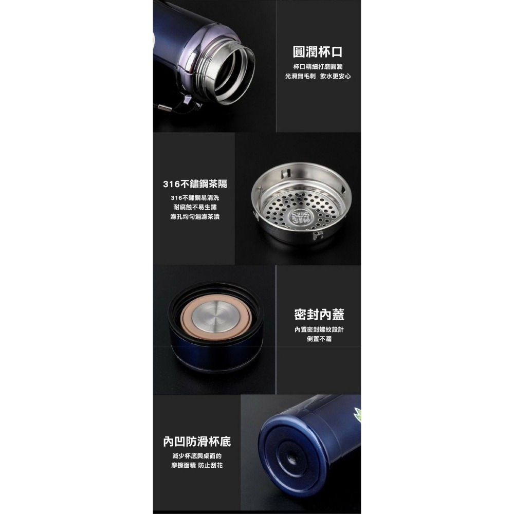 【限時購】316大容量保溫杯 1000ML 星曜杯保溫瓶-6入組(平均一支149)可選色門市激勵案-細節圖10