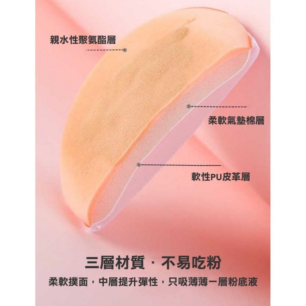 【限時購】雲感美妝粉撲氣墊定妝7片組(2盒出貨組)-細節圖4