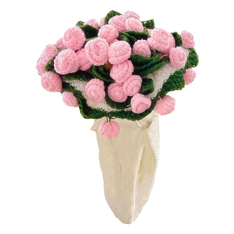 【限時購】手工仿真玫瑰午睡花毯(1入組) 情人節送禮 花束毯子-規格圖11