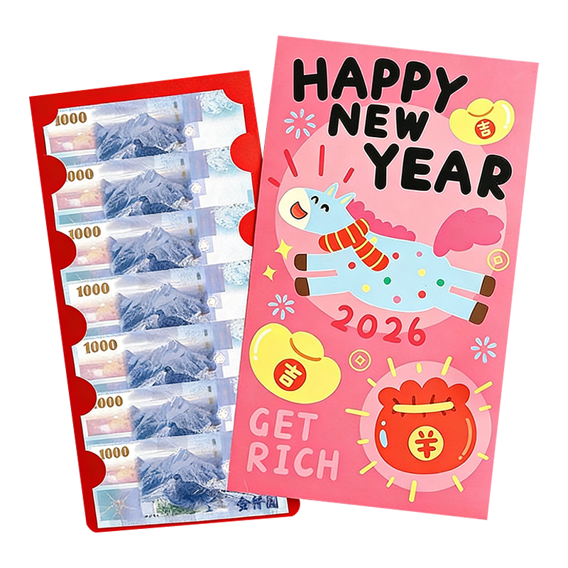 【7-ELEVEN 門市團購】2026馬年限定｜創意儀式感超大紅包袋-規格圖11