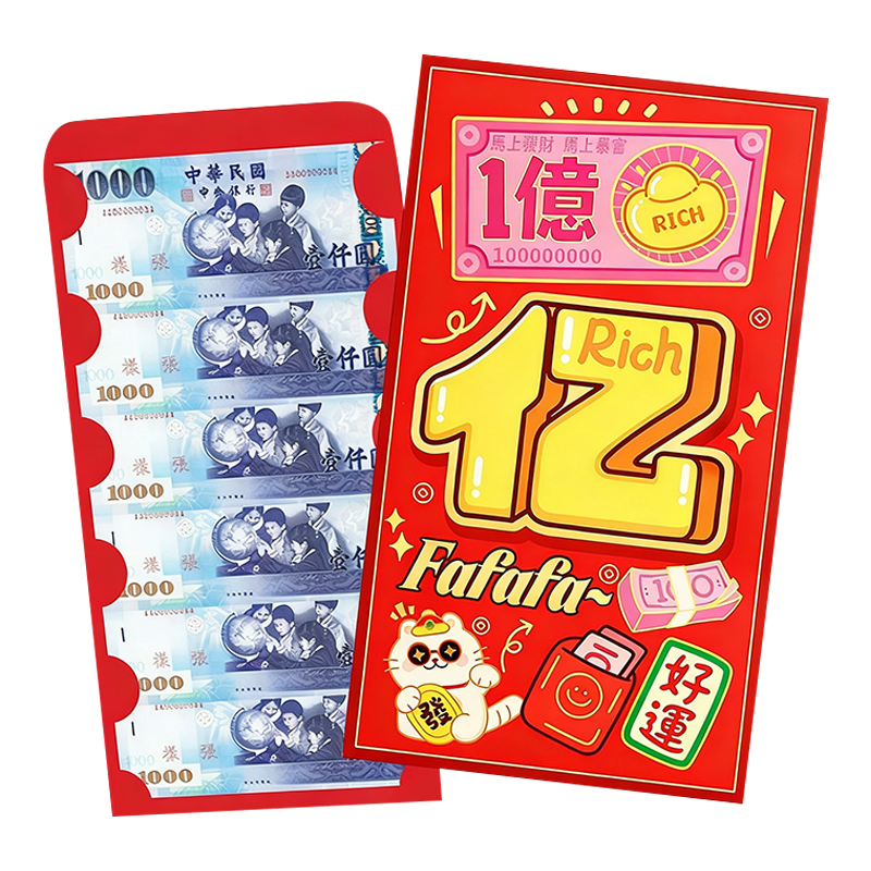 【7-ELEVEN 門市團購】2026馬年限定｜創意儀式感超大紅包袋-規格圖11