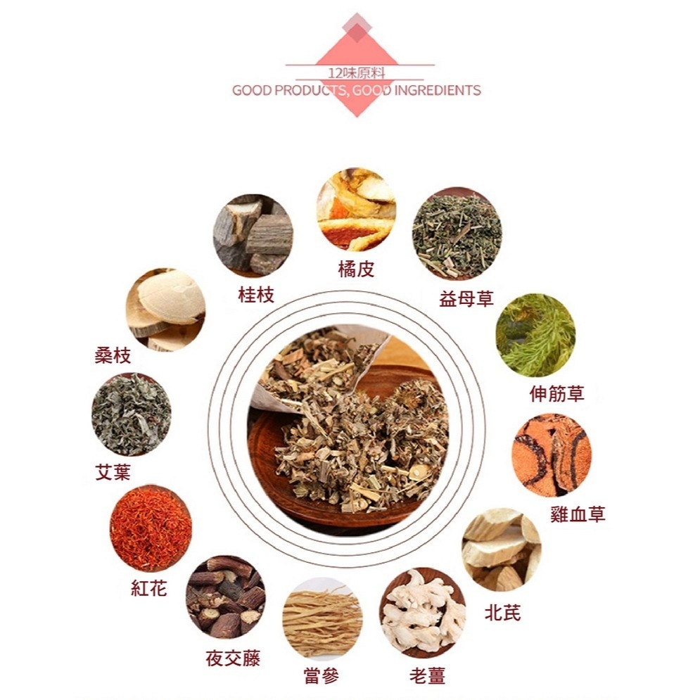 12味草本養生泡腳足浴包(20包) 米恩家寒冬泡足包泡腳包-細節圖2