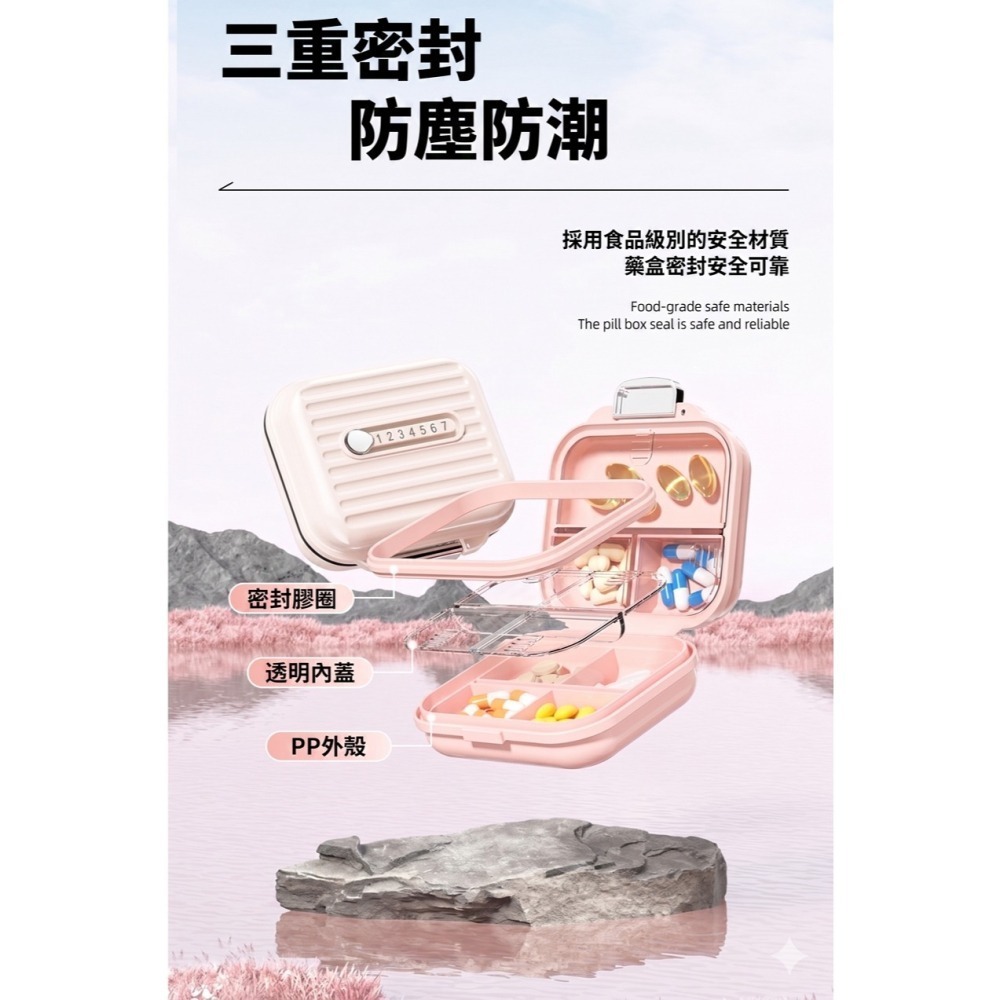 【限時購】高顏值隨身款 隨身藥盒-細節圖4