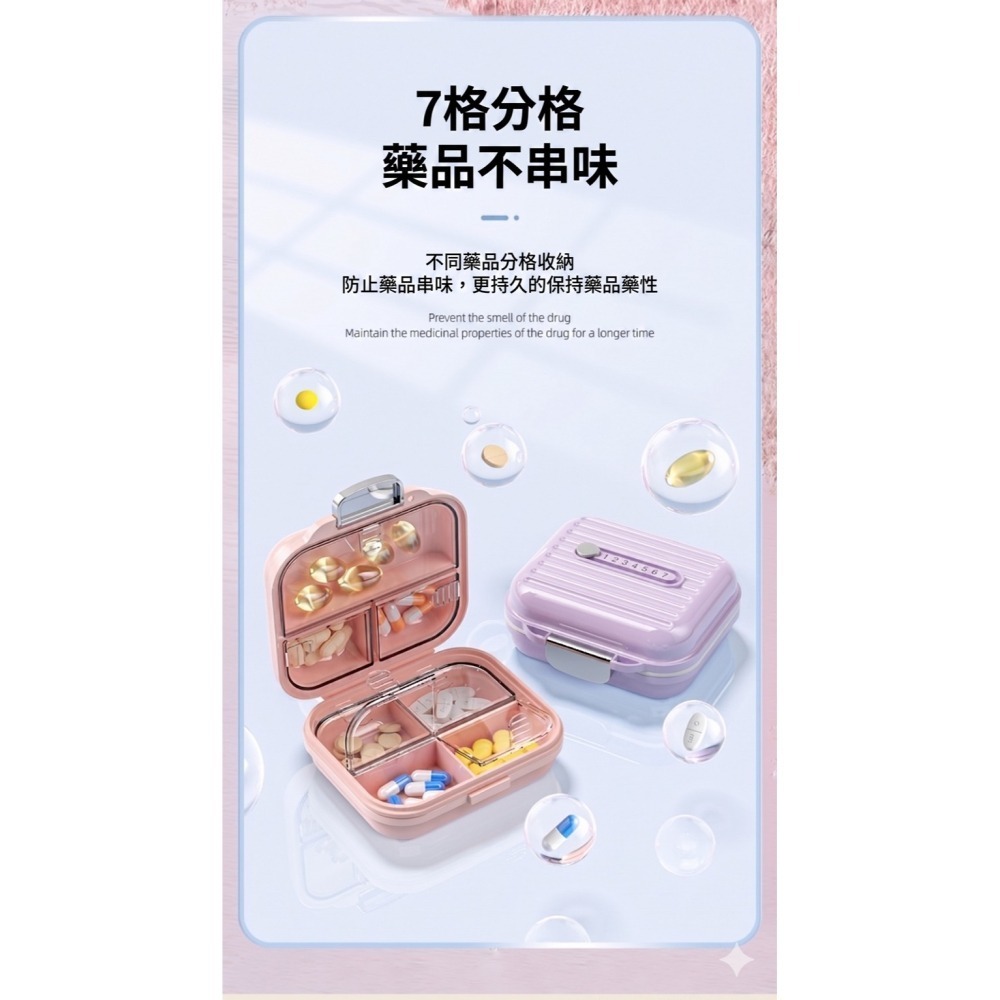 【限時購】高顏值隨身款 隨身藥盒-細節圖5