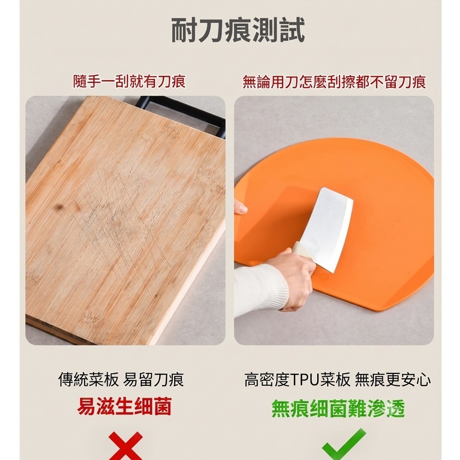 【限時購】 防霉抗菌TPU菜板砧板 防霉抗菌菜板-細節圖6