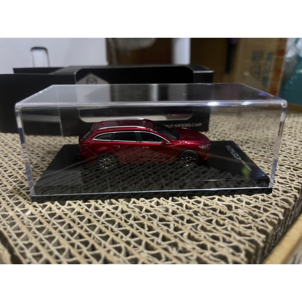 Mazda mazda6 wagon 魂動紅 1/64 日規原廠模型車-細節圖5