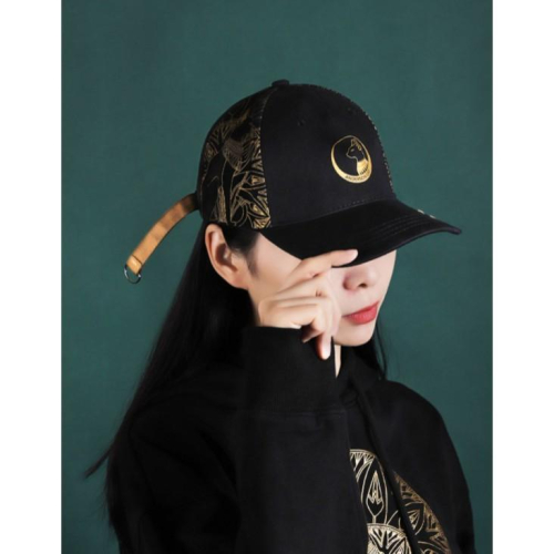 RM 預購+現貨 大英博物館 官方 蓋亞·安德森貓 黑金版 鴨舌帽 棒球帽 帽子 日常 燙金