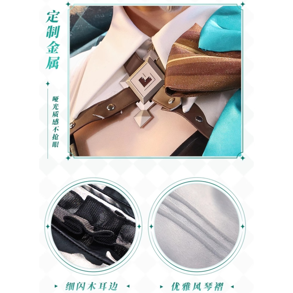 RM 預購 原神 萬聖節 楓丹 魔術師 琳妮特 手遊 角色扮演 動漫 COSPLAY-細節圖6