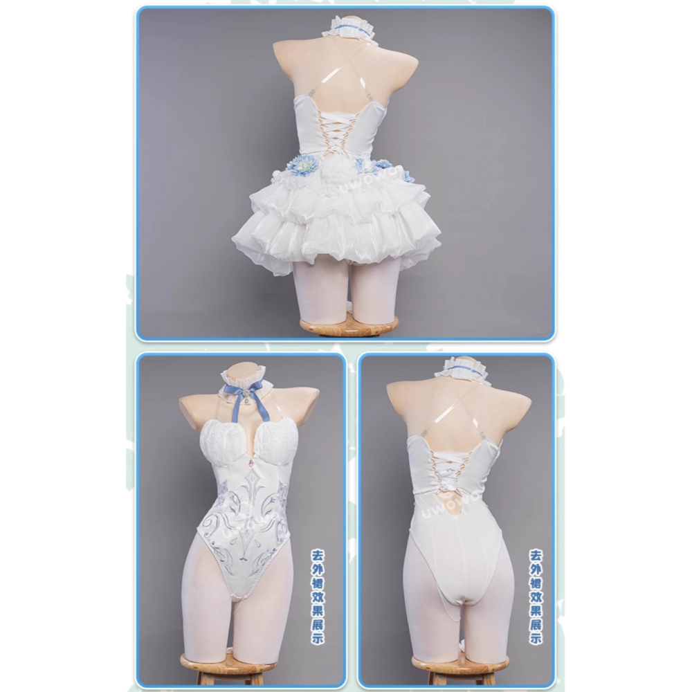 RM 預購 初春的音律 粉蝶花精靈 初音 V家 動漫 角色扮演 COSPLAY-細節圖4