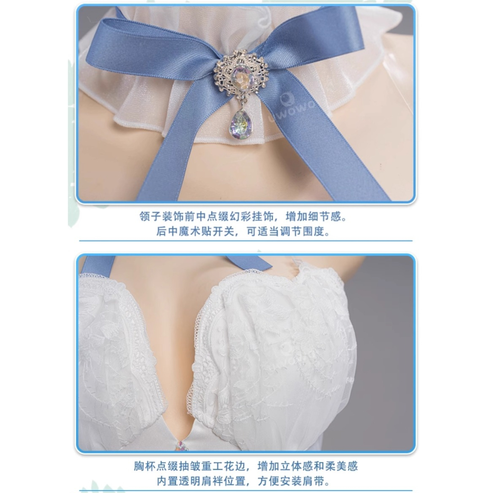 RM 預購 初春的音律 粉蝶花精靈 初音 V家 動漫 角色扮演 COSPLAY-細節圖6