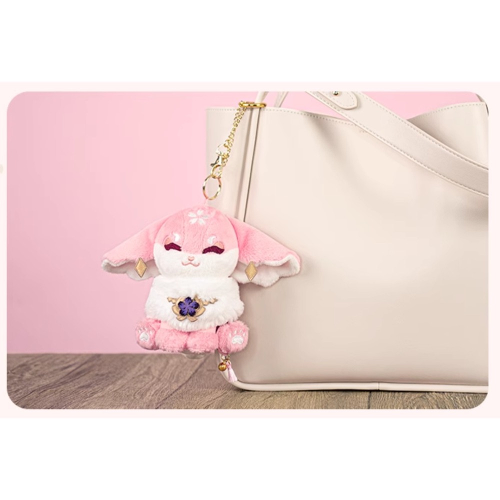 RM 預購 原神 八重神子 仙狐系列 毛絨 掛件 吊飾 正版 官方 日常Genshin-細節圖5