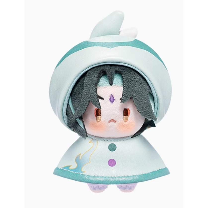 預購 原神 官方 雨中 嬉樂系列 毛絨掛件 芙寧娜 魈 希格雯 流浪者 八重神子 楓原萬葉 Genshin-規格圖6