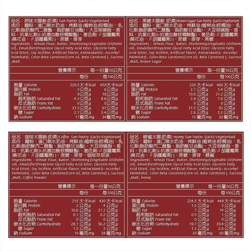 【太陽堂烘焙坊】綜合太陽餅禮盒(4品12入/盒 附提袋)_2026春節禮盒-細節圖7