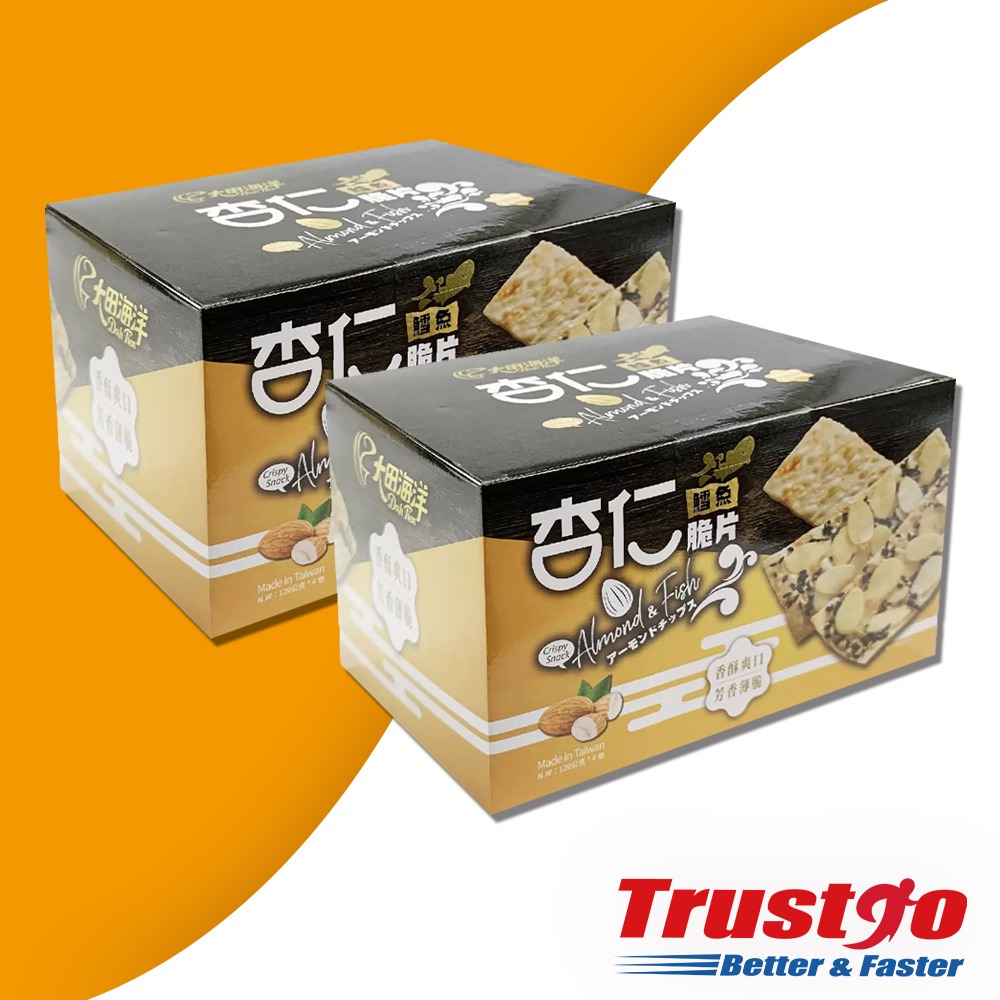 【美式賣場】大田海洋杏仁脆片(120公克 X 4入/盒)｜#128533-細節圖3