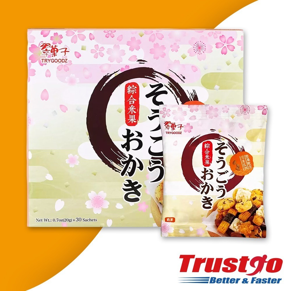 【美式賣場】 翠果子 航空米果綜合禮盒(20g*30入/盒) ｜#111681-細節圖2