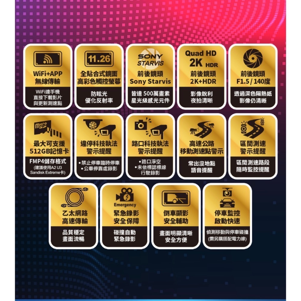 Abee快譯通M989S/M990 高階版行車記錄器/電子後視鏡-細節圖2