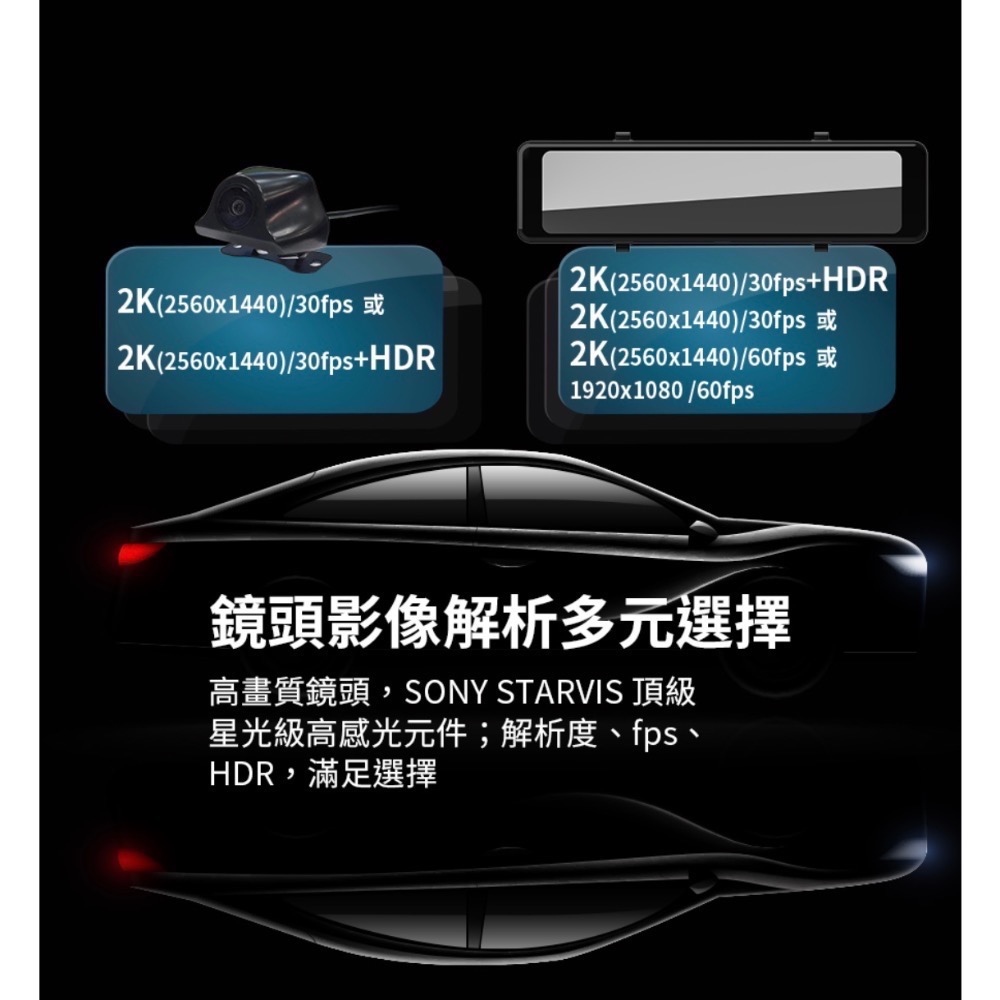 Abee快譯通M989S/M990 高階版行車記錄器/電子後視鏡-細節圖4