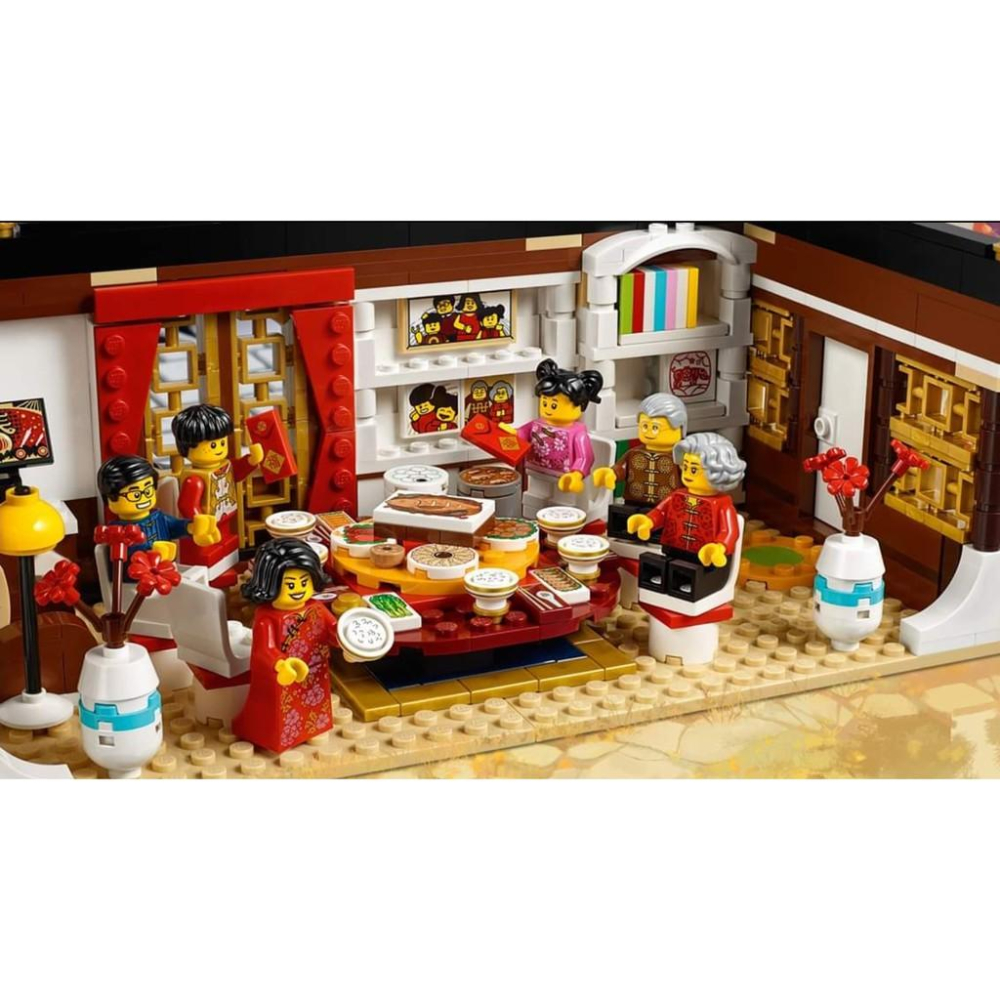 【ToyDreams】LEGO樂高  80101新年年夜 Chinese New Year＇s Eve Dinner-細節圖2