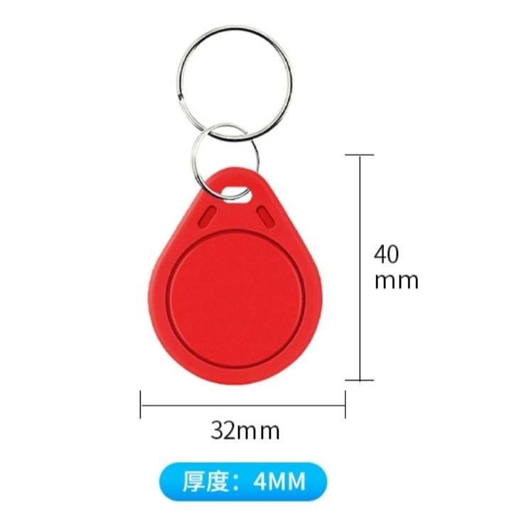 (門禁家)含稅 特價品7元  IC 圓型感應鑰匙圈 MIFARE  感應卡 感應扣 門禁系統 電子鎖-細節圖2